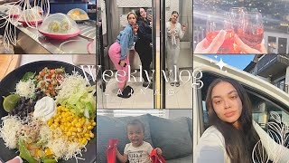 Weekly vlog Girls Night  Sushi Date  Homemade Chipotle Bowls amp More [upl. by Eniotna]