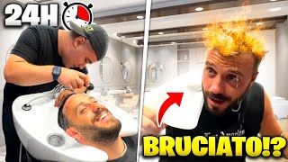 💈 ANDREA diventa BARBIERE ma brucia i capelli a FIUS GAMER 🔥😱 [upl. by Daniels]