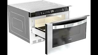 KoolMore KMMD1SS 24Inch Stainless Microwave Drawer Review 1000W Power amp 10 Cooking Levels [upl. by Naharba]