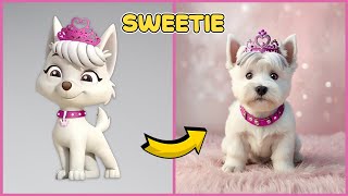 PAW PATROL Animation Movie Characters As IN REAL LIFE  Skye Chase Zuma 🐶🐶🐶 [upl. by Nelia]