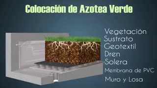 Instalación de Azoteas Verdes [upl. by Upshaw]