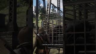 RDR2  SAVING A PERSON WAS A MISTAKEshortsfeed shortsrdr2 trainheist [upl. by Wilow643]