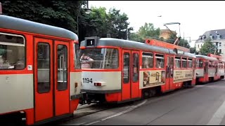 Straßenbahn Halle  Impressionen 25062010 [upl. by Suciram]