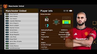 Manchester United 20232024 Full Facepack PES 2021SPFL2023 [upl. by Cichocki]