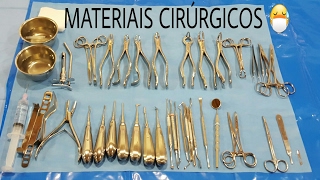 MATERIAIS CIRÚRGICOS [upl. by Lothair]