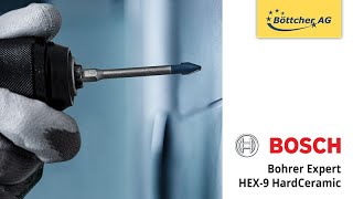 Bohrer Bosch Expert HEX 9 HardCeramic [upl. by Balfore186]