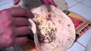 How to Wrap a Burrito Like A Pro  Simple and Amazing [upl. by Cissej668]