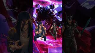 Thor vs anime charecters 😱 shorts avengers anime trending [upl. by Noerb]