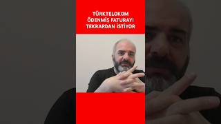 TÜRKTELOKOM ÖDENMİŞ FATURAYI TEKRAR İSTİYOR KaradenizbirlikTV turktelekom [upl. by Asseret]