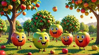 Fun Apple Fruits RHYMES for Kids [upl. by Cut645]