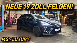 Neue 19 Zoll Felgen für unser Elektroauto MG4 Preise amp Details emobility tuning [upl. by Burrell726]