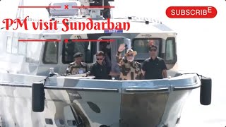 PM Visited to Sundarban BSF Water wing BN West Bengal  army pm visit viralvideo [upl. by Ttennaej186]