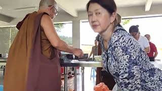 Sangha Lunch 1  Dhammavijaya Meditation Centre3 [upl. by Hctud]