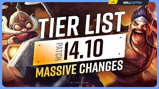 NEW TIER LIST for PATCH 1410  MASSIVE CHANGES [upl. by Ellehcor]