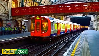 Paddington  Circle  District lines  London Underground  S7 Stock [upl. by Notgnillew]