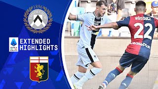 Udinese vs Genoa  Extended Highlights  Serie A  CBS Sports Golazo [upl. by Silrak152]