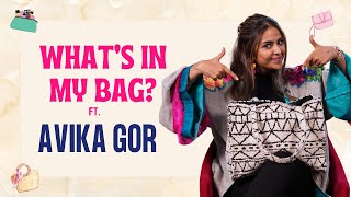 Whats in Avika Gors Bag  Must Have Mosquito Repellant Perfumes  Whats In My Bag  Pinkvilla [upl. by Hsirap]