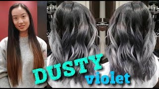 how to do DUSTY VIOLET hair [upl. by Milzie]