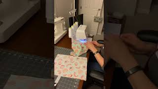 Making Reusable “Unpaper” Towel using a serger to finish the edges [upl. by Ytoc267]