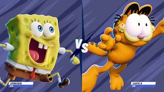 Nickelodeon AllStar Brawl 2  SpongeBob VS Garfield [upl. by Island]