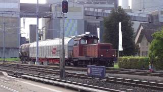 ► SBB Em 33 quot18829quot shunting in Wildegg 071011 [upl. by Siol631]