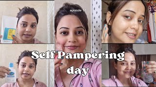 Self Skin Care Pampering Day🧖‍♀️  For healthy glowing Skin [upl. by Wales324]