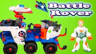 IMAGINEXT Fisher Price Imaginext Battle Rover Space Toy Video Review [upl. by Martres]