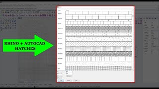 How to add hatch patterns in Rhino3D Rhinoceros3d [upl. by Yrrehc309]