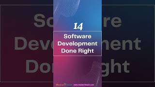 Software Development Done Right 14 AgileDevelopment ProfessionalCoding SoftwareExcellence [upl. by Florian]