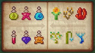 Terraria 144 Buff Potion Crafting Recipes [upl. by Nnov]