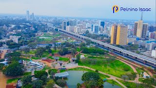 New Face of UHURU Park amp the NAIROBI Expressway Drone Tour [upl. by Rednijar855]