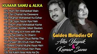 Evergreen Love Songs Of Kumar Sanu amp Alka Yagnik hit Best of kumar sanuGolden Hit90s hit playlist [upl. by Ikuy853]