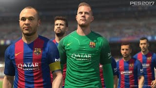 CARA DOWNLOAD amp UPDATE PES 2017 SEASON 20232024 [upl. by Ardnuas422]