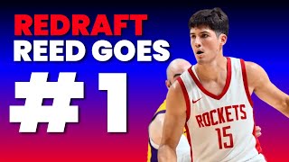 NBA REDRAFT  Reed Sheppard Would Go Number One [upl. by Bushore]