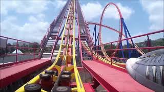 Nitro Roller Coaster Adlabs Imagica  Nitro Ride at Imagica Theme Park  Best theme park in India [upl. by Tertius]