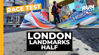 London Landmarks Half 2024 HOKA Cielo X Saucony Endorphin Pro 4 race tested [upl. by Lirva507]