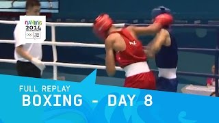 Boxing  Mens and Womens Semi Finals  Full Replay  Nanjing 2014 Youth Olympic Games [upl. by Hwu]