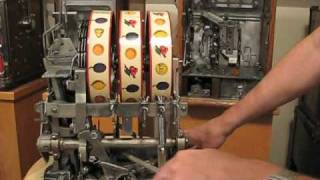 How to Unjam a Mills Antique Slot Machine Part 2 of 2 produced by Coin Op Preservation Society [upl. by Leunam]