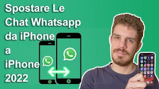 Spostare Le Chat Whatsapp da iPhone ad iPhone 2024  Trasferire dal Vecchio iPhone al nuovo iPhone🆕 [upl. by Asserat310]