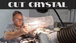 Cutting Beautiful Crystal Waterford Crystal Factory Ireland [upl. by Aierdna993]