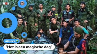 Vermiste kinderen na 40 dagen levend gevonden in Colombiaanse jungle [upl. by Aldo]