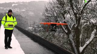 Aibot X6 UAV  Aqueduct Inspection Pontcysyllte Aqueduct UK [upl. by Nairot]