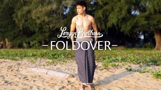 How to tie Sarong Sarung Malong Longyi foldover method [upl. by Eikcim861]