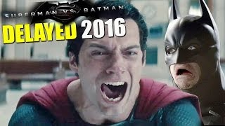 Batman vs Superman DELAYED Until 2016 [upl. by Ronen]