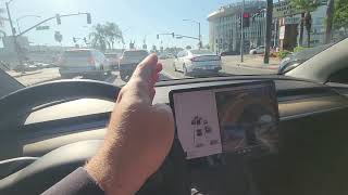 How to Autopilot tesla model 3 uber rental from Hertz [upl. by Still183]