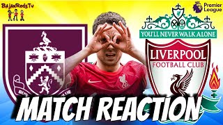 BURNLEY V LIVERPOOL LIVE MATCH REACTION [upl. by Amsirp]