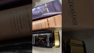 Kerastase Bain Régénérant Shampoo Smoothing Taming Milk amp Blond Absolu Purple Conditioner [upl. by Drhcir]