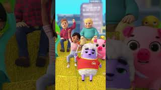 We Love Football  Sing Along with Animals  Lellobee City Farm amp Kids Songs shorts [upl. by Enitsirhc939]