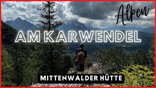 Wandern auf 1519m zur Mittenwalder Hütte • Alpenwelt Karwendel alpen Am Sender [upl. by Lanette]