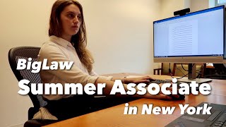 Day in the Life of a BIG LAW Summer Associate [upl. by Llehcram392]